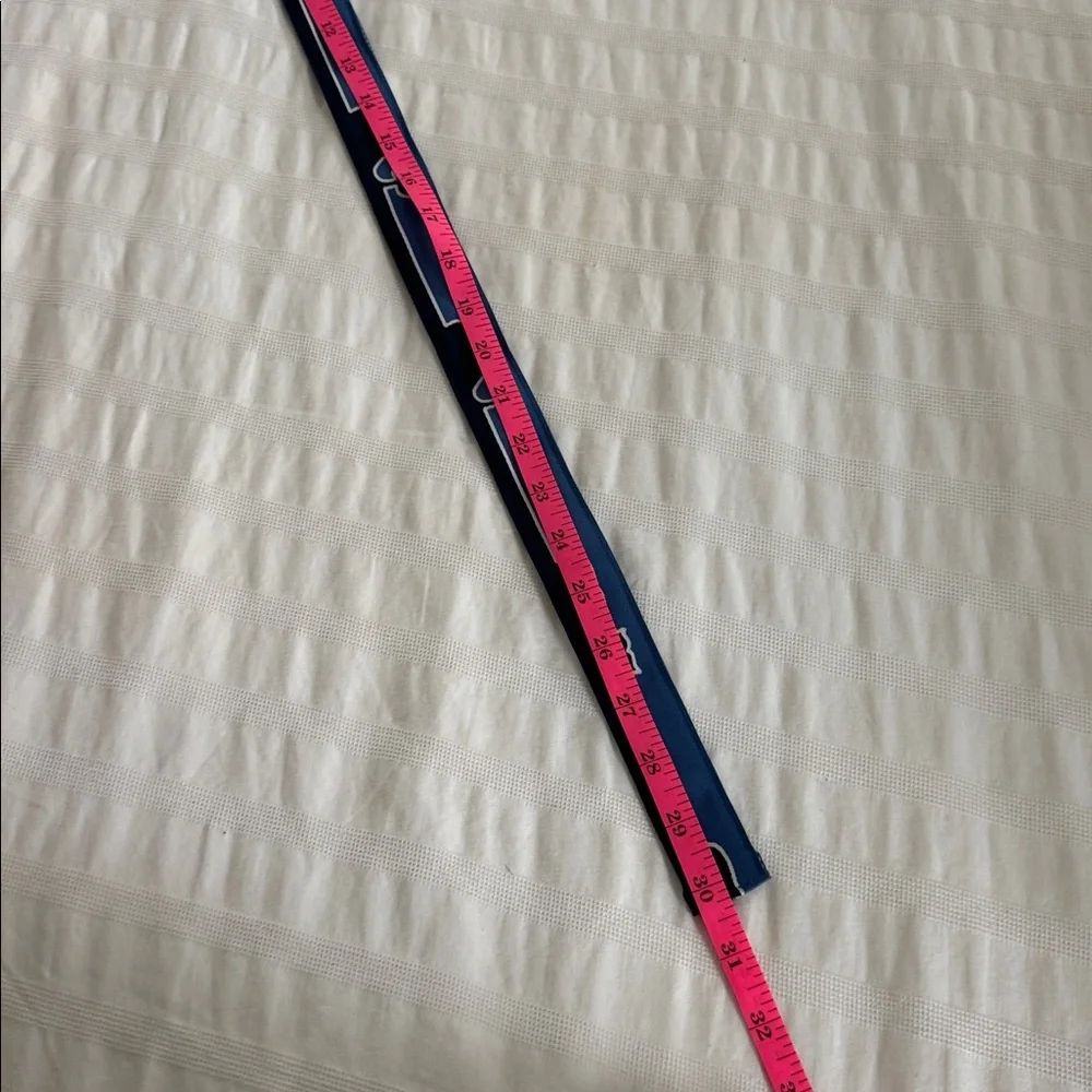 Vineyard Vines Navy Whale Belt with Silver Ring
